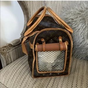 Louis Vuitton Sac Chen 40 Pet Carrier